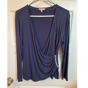 Long sleeve embellished shirt